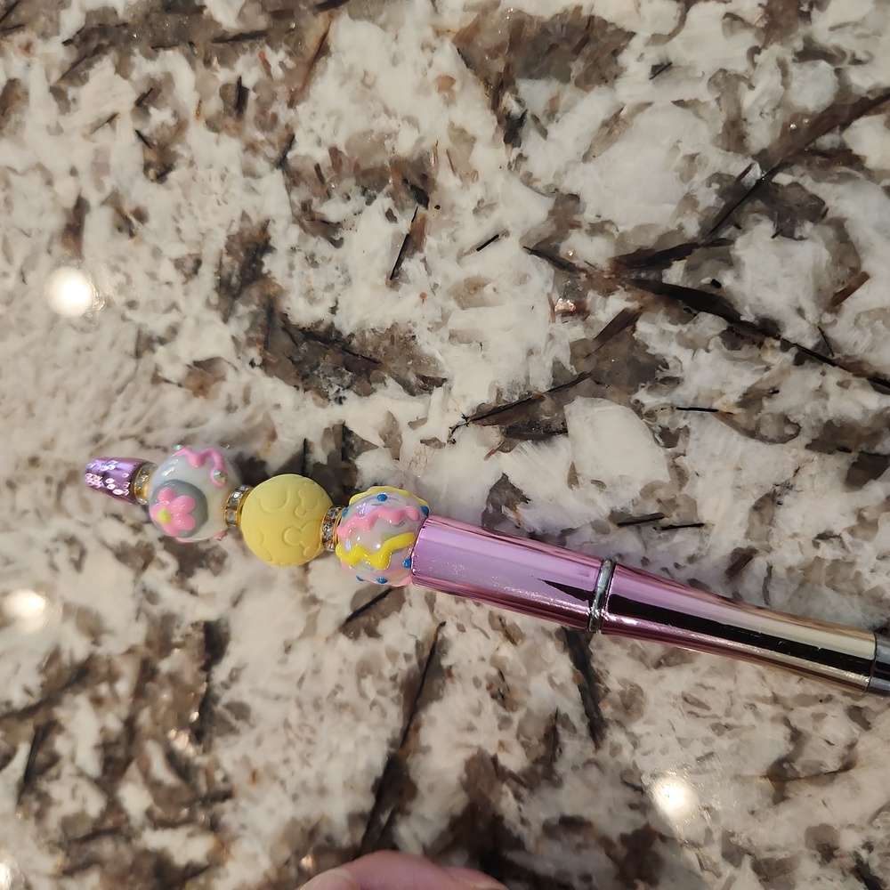 Handmade beaded pen